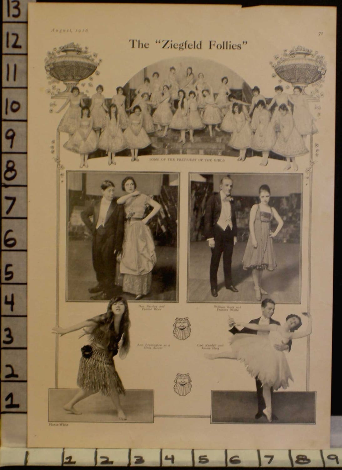 1916 Ziegfeld Follies featuring some of the prettiest of the girls, Don ...