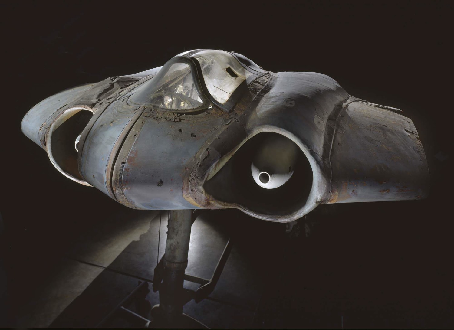 The only surviving Ho 229 - German WW2 aircraft, the first pure flying wing powered by jet engines. 1944