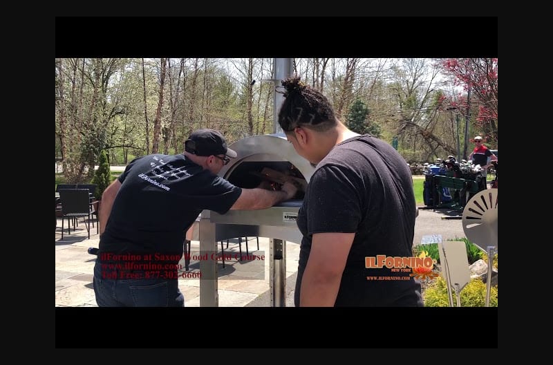 How to start ilFornino Wood Fired Oven- Demonstration at Saxon Wood Gold Course