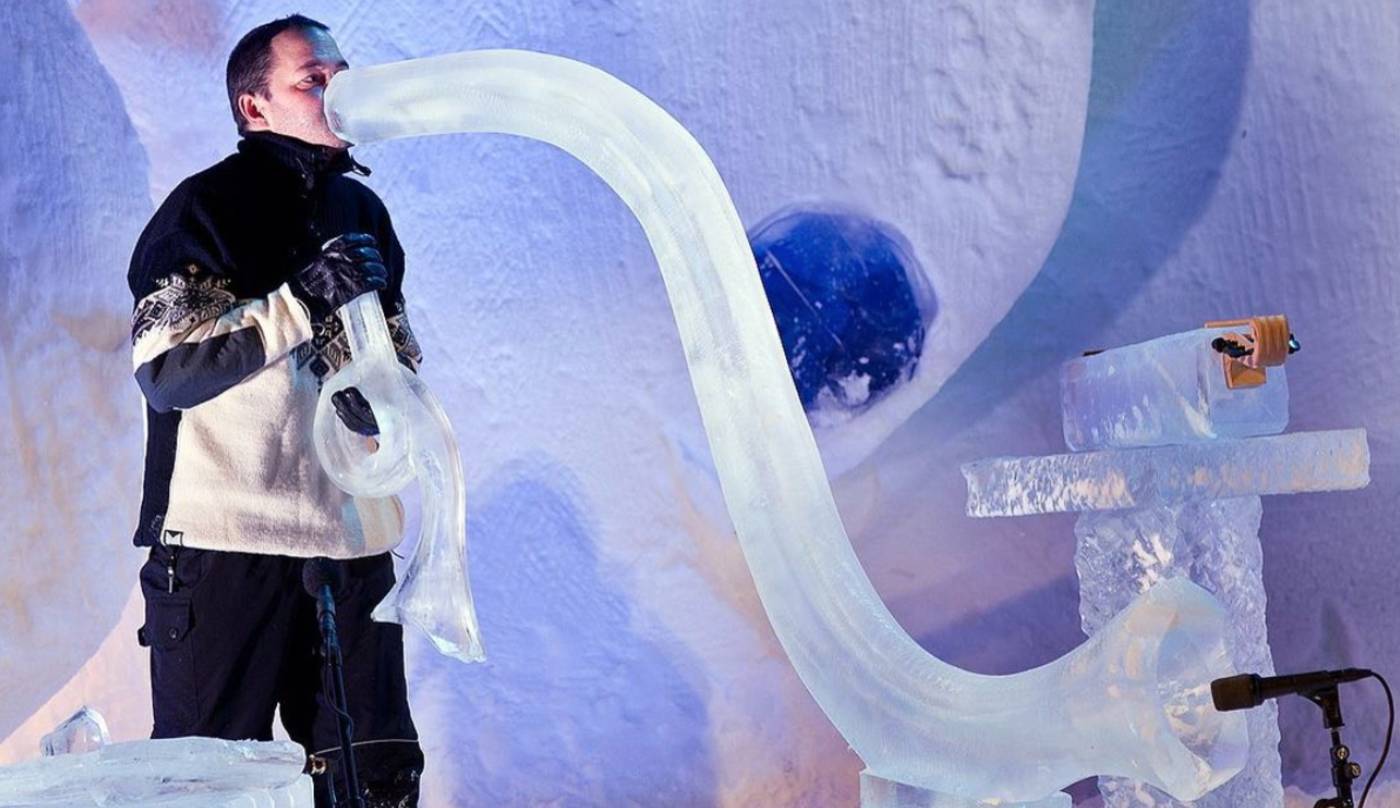 Watch These Musicians Play Instruments Carved From Ice Inside Acoustic Igloo Concert Hall
