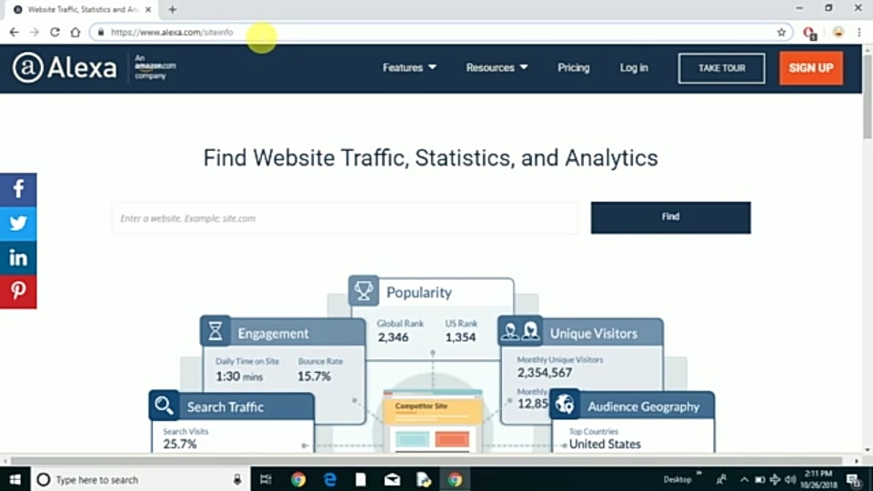 HOW TO FIND TRAFFIC STATISTICS FOR A WEBSITE (2021)