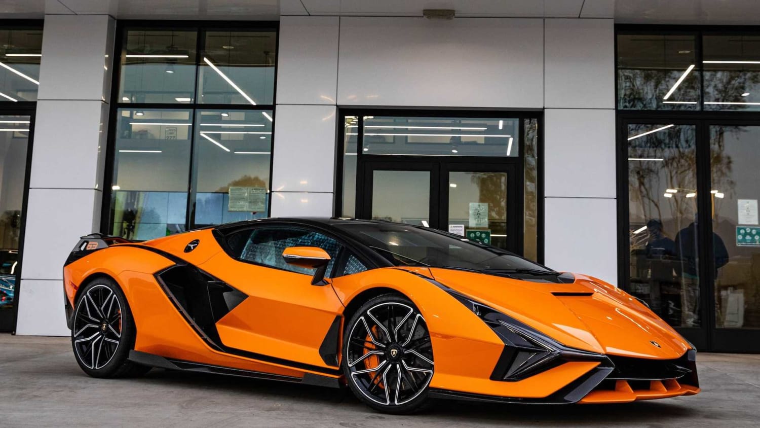2020 Lamborghini Sian orange
