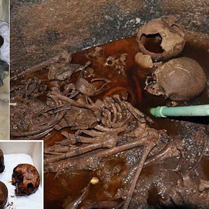 Thousands sign petition to let people DRINK red liquid found inside 2,000-year-old Egyptian sarcophagus believing it is the elixir of life while experts say it is just sewage water
