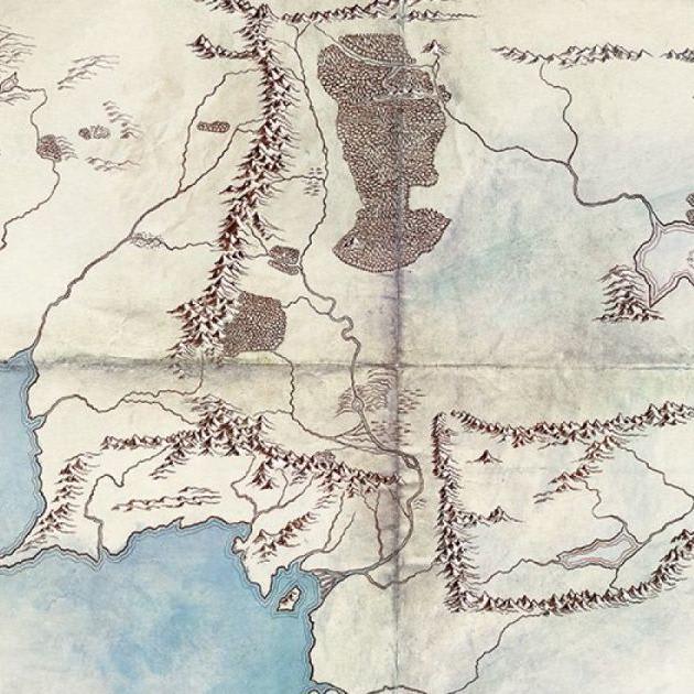 Amazon's first 'Lord of the Rings' teaser is a minimal Middle-earth map