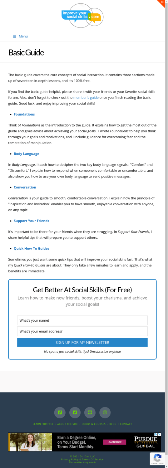 Basic Social Skills Guide - Improve Your Social Skills