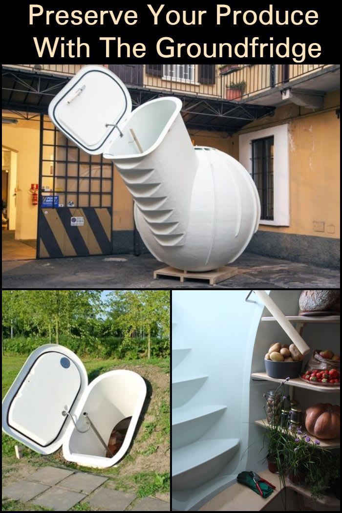 Preserve your produce with the Groundfridge root cellar - Ideas that are changing our world! | Home projects, Root cellar, Home diy