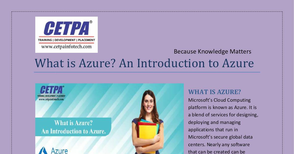 What is Azure An Introduction to Azure.pdf