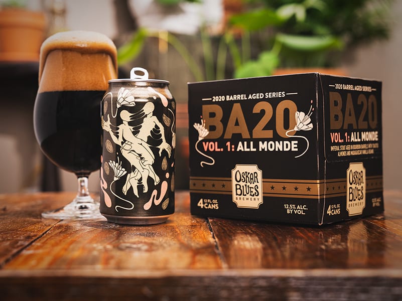 Oskar Blues Releases the First Beer in its BA20 Barrel Aged Series