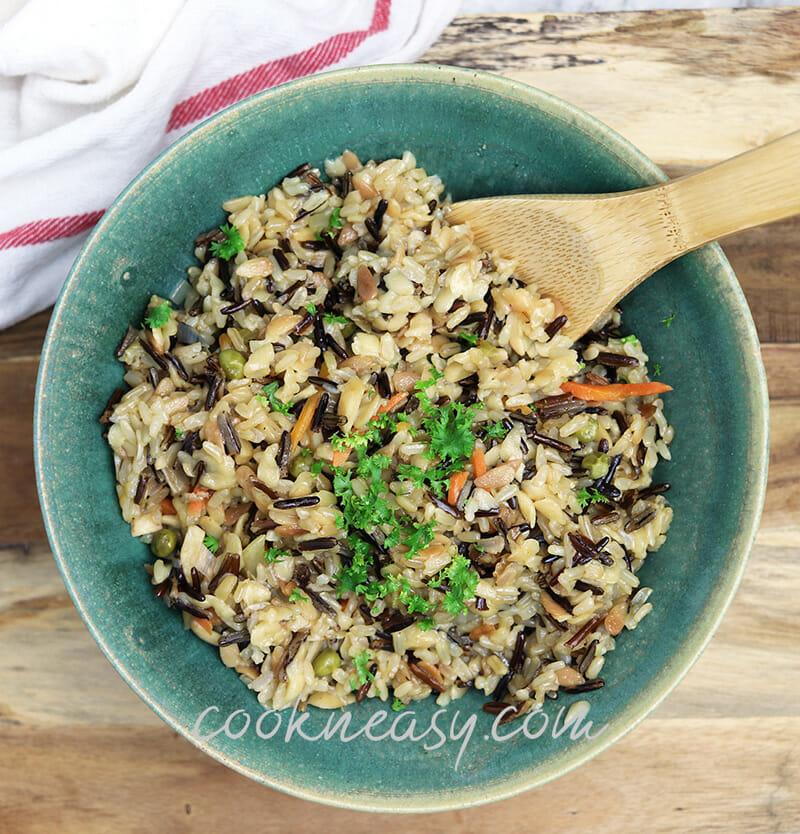 Brown and Wild Rice Pilaf – Instant Pot