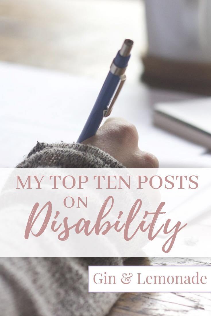 My Top 10 Blog Posts on Disability