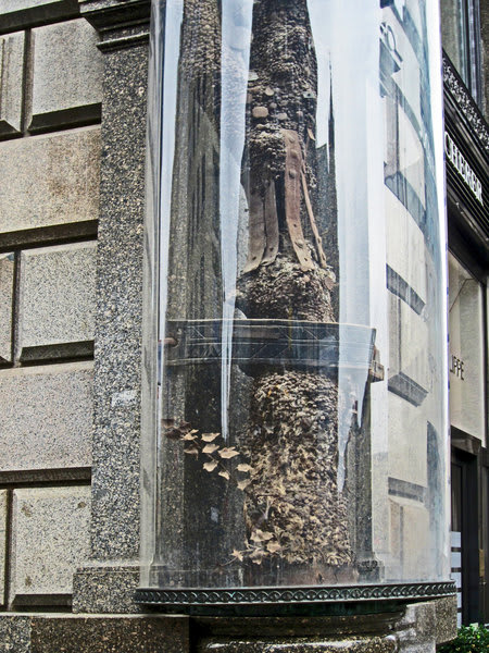 Occult guide to Vienna V: "Stock im Eisen" - Dating back to the middle ages, this tree is resting behind a glass barrier at the corner of the "Graben". This ancient tree dates back to a time when nails were a valuable commodity and people would hammer them into the tree as a sacrifice.