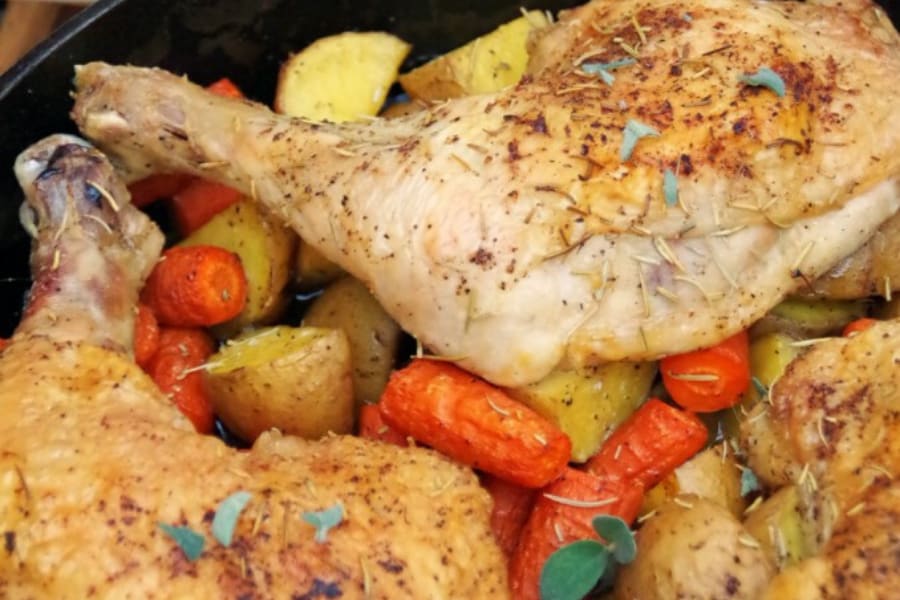 Chicken and Potato Skillet Dinner Recipe