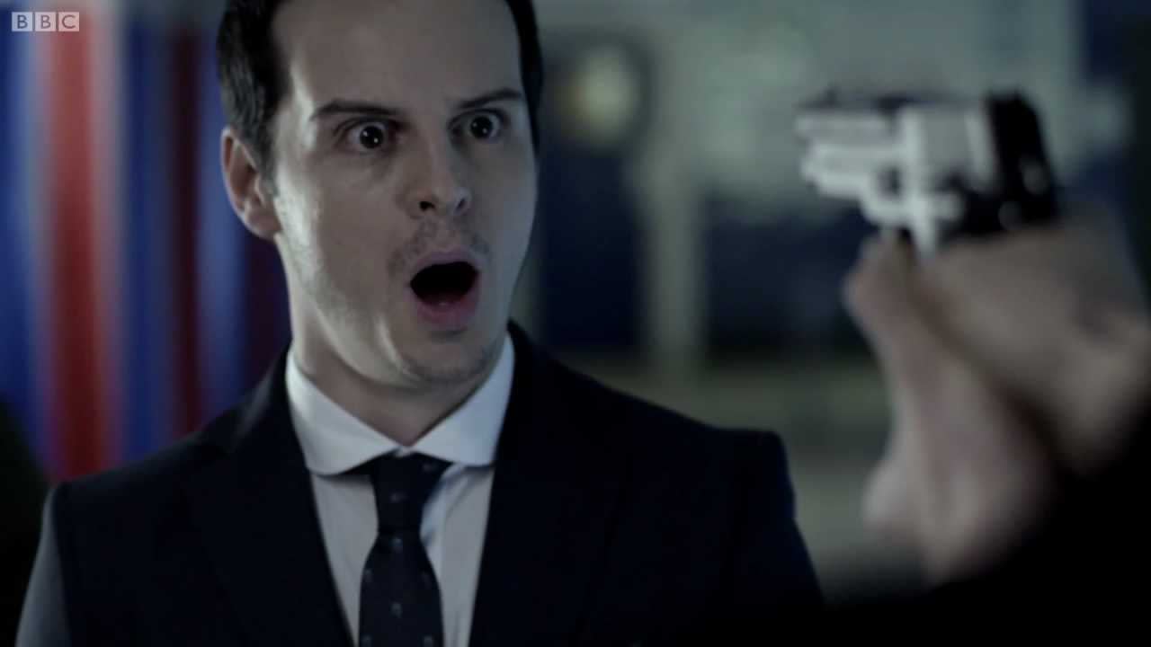 Confronting Moriarty - Sherlock - BBC