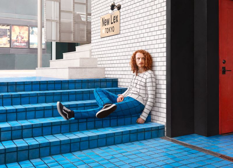 Invisible Jumpers: Photographs of jumpers blending into their surroundings for an inventive 1,000-hour knitting project