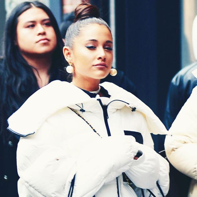 Ariana Grande Spotted in Soho Carrying Two Enormous Chanel bags