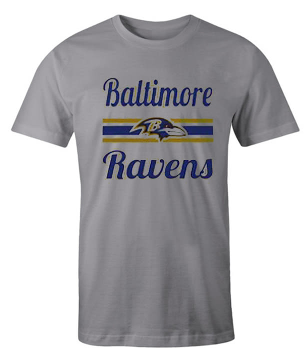 Baltimore Ravens Grey impressive T Shirt
