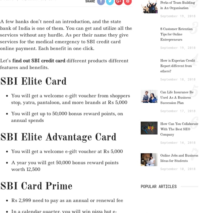 SBI Credit Card: More Rewards, More Discounts, And More Privileges
