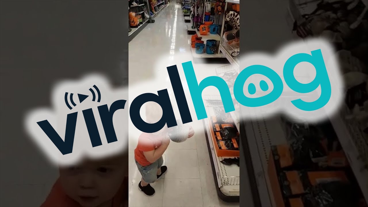 2-Year-Old Son Reacts to Bone Puppies at Target || ViralHog