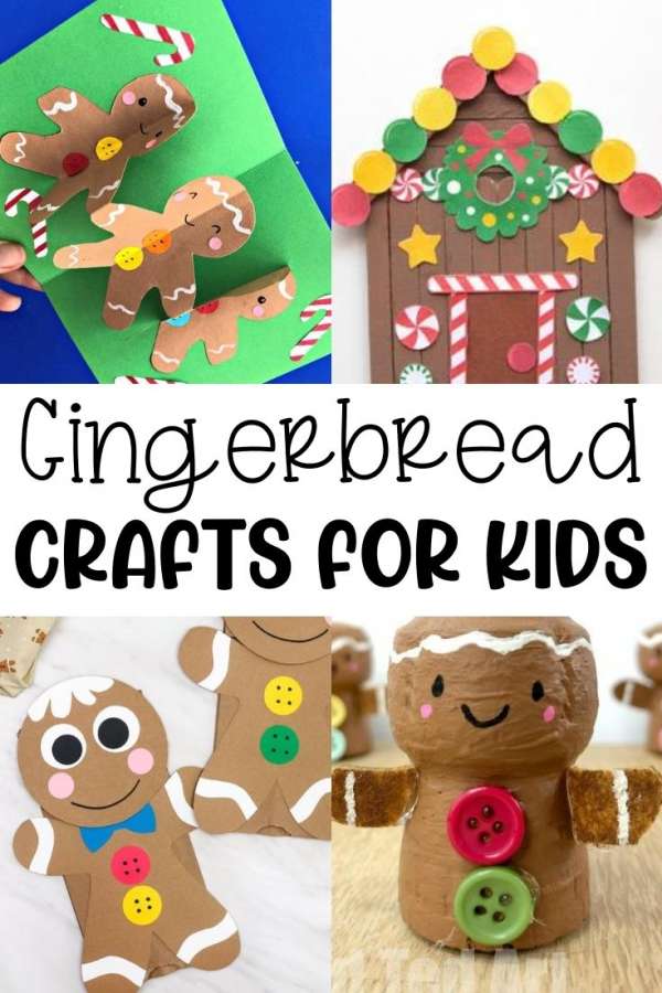 12 Christmas Gingerbread Men Crafts For Kids