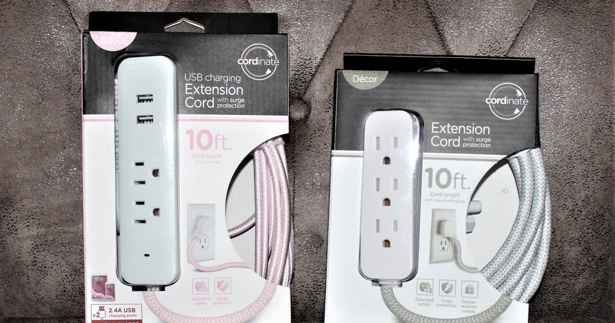 Add a Cordinate Extension Cord to make your room complete