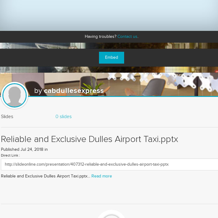 Reliable and Exclusive Dulles Airport Taxi.pptx