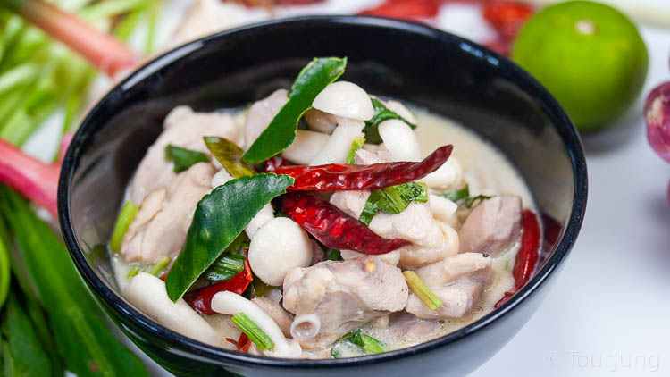 Easy & Authentic Tom Kha Gai Recipe - Thai Chicken Coconut Soup