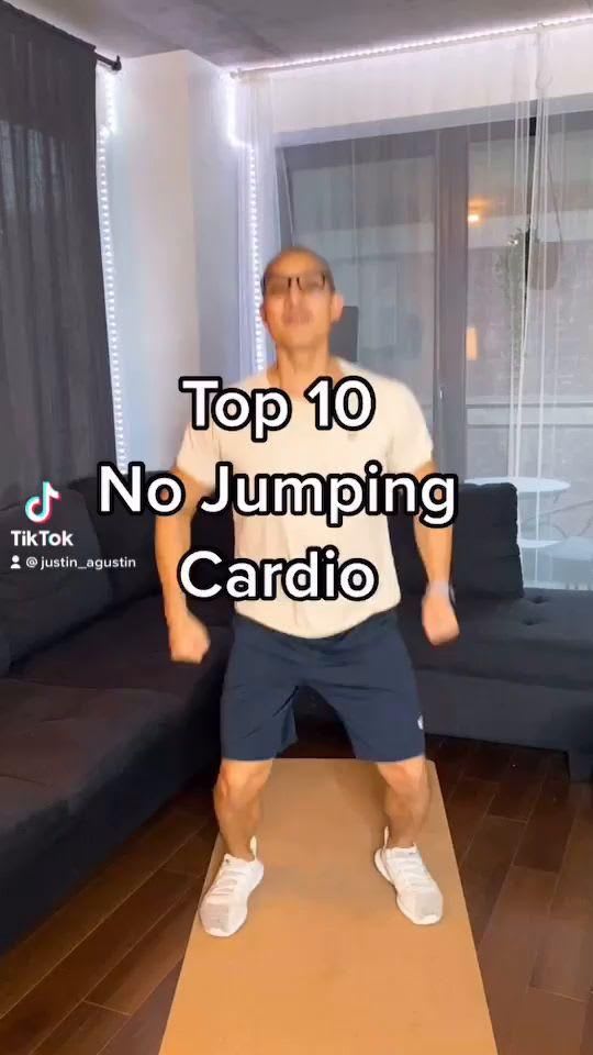 10 No Jumping Cardio Home Exercises