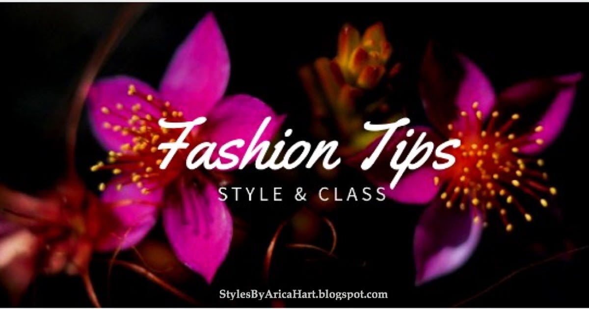 4 Fashion tips for woman