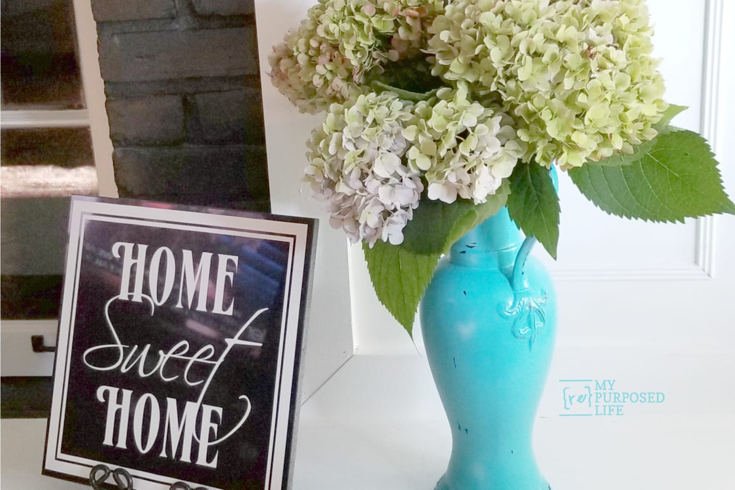 Over sized thrift store vase gets a much needed makeover!