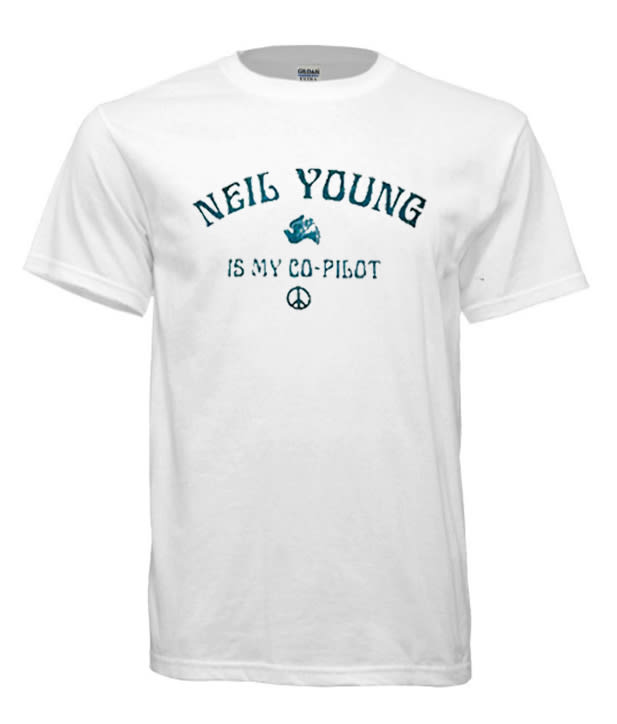 Neil Young Is My Copilot cool T-shirt