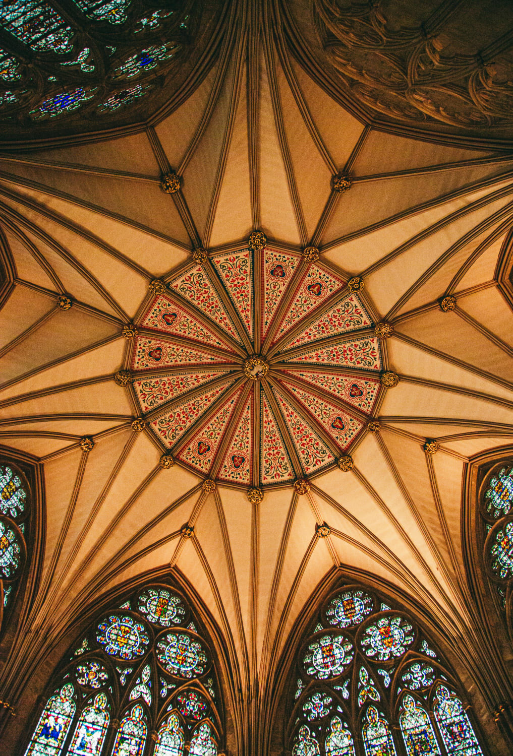 York Minster Ceiling. York, England.