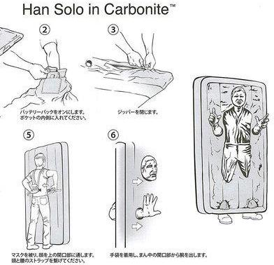 Halloween Costume Idea: Han Solo in Trapped in Carbonite