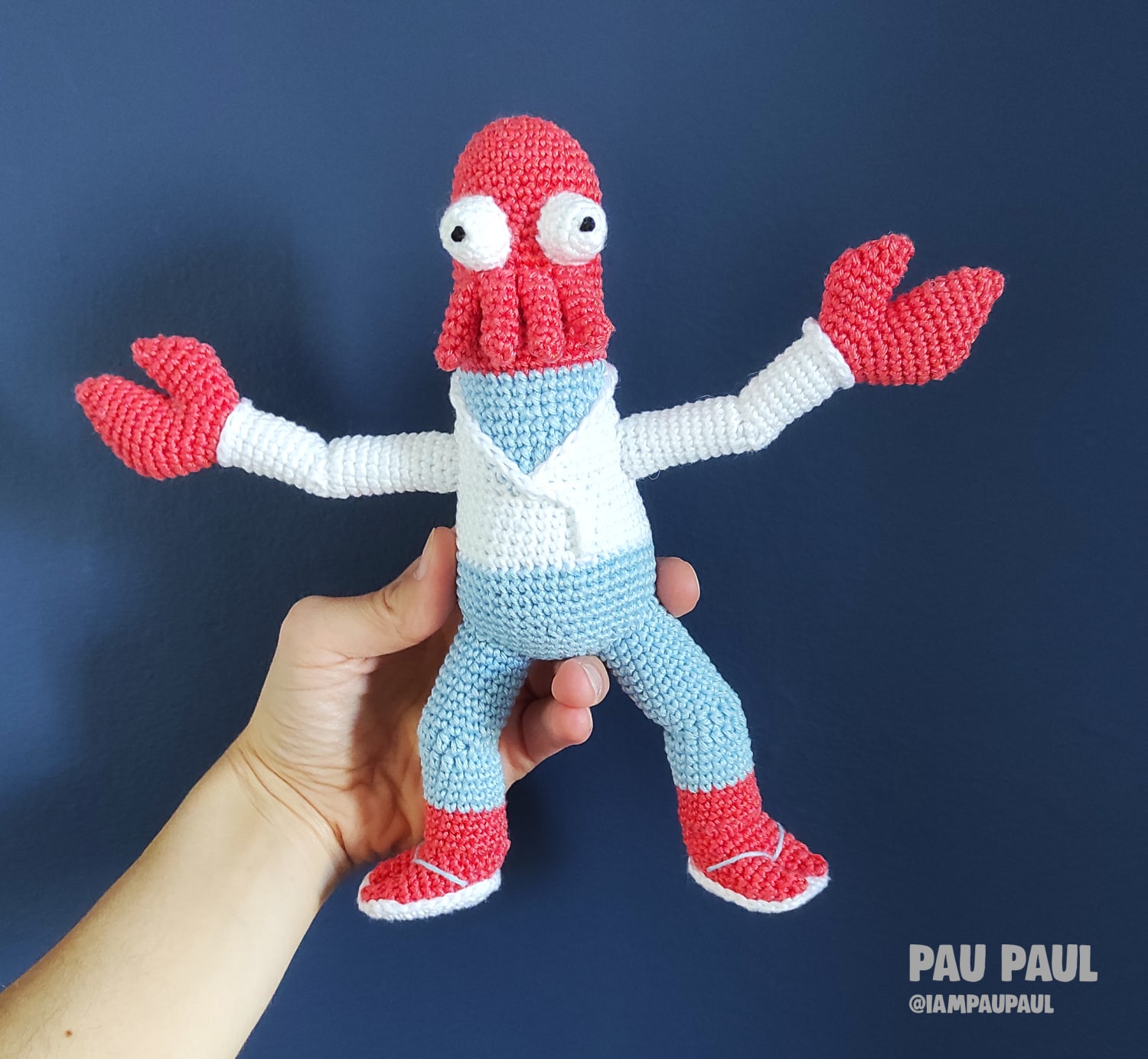 Oops, I crocheted another Dr Zoidberg