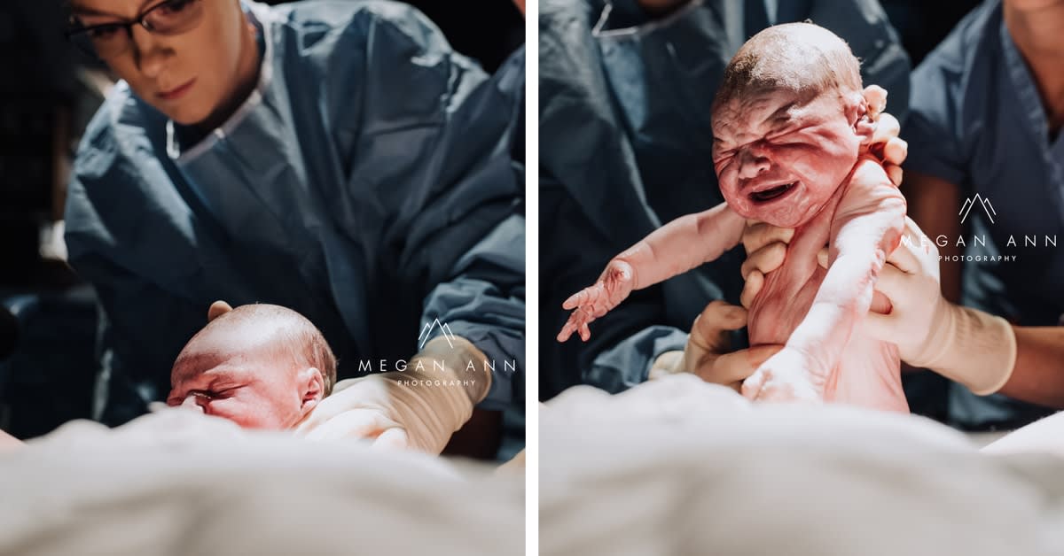 Photographer Braves the Pain to Capture Intimate Images of Her Own Childbirth