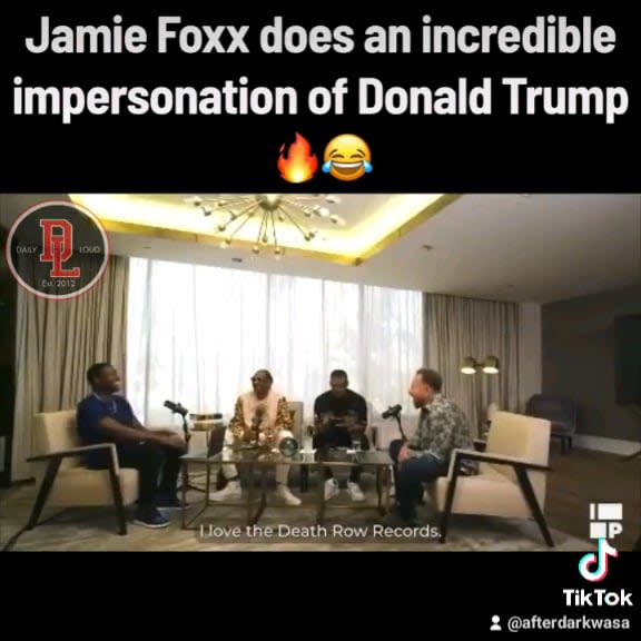 Jamie Foxx can sound just like Donald Trump 💯😂