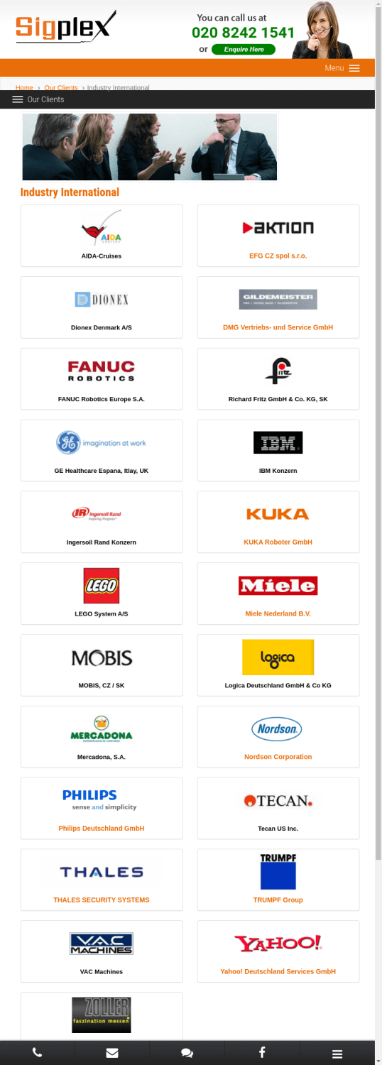 Our Clients - Industry International for Signature Pads