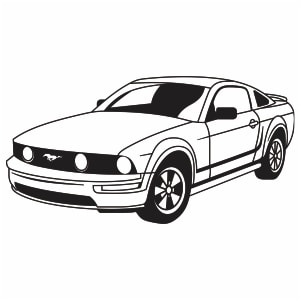 Ford Mustang Svg Logo