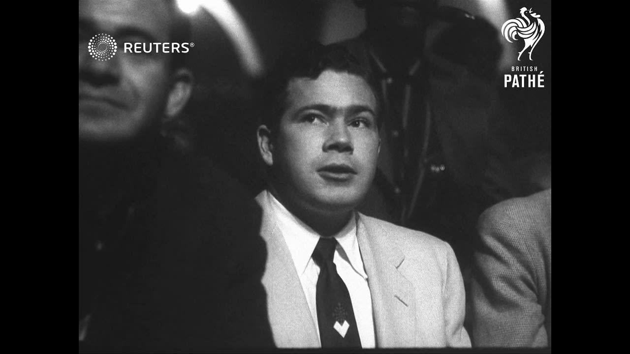 AMERICA. Joe LOUIS comes back WRESTLING in Washington . (1956)