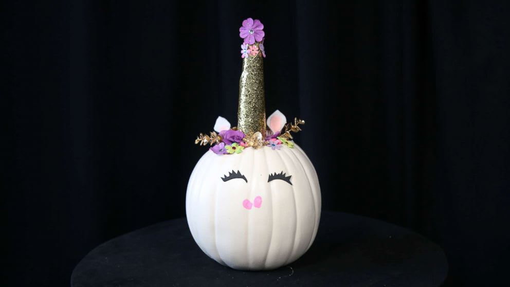 DIY unicorn pumpkin will bring magic to your Halloween