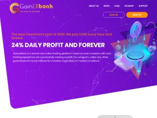 Gainexbank.com Review: PAYING or SCAM? | Bit-Sites