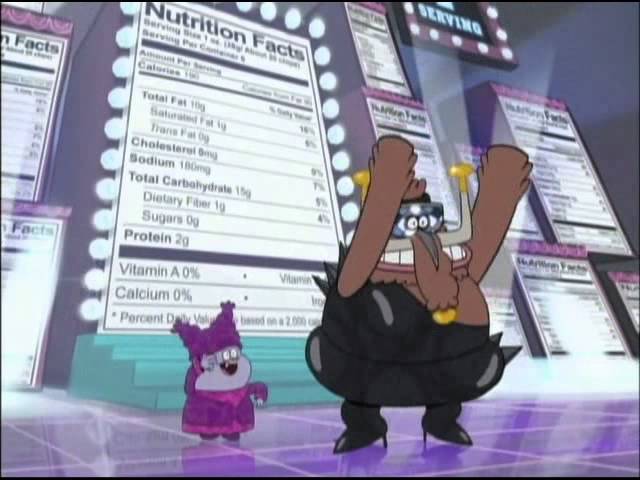 Spot The Block "One Serving For You" PSA (2000)s - A nutrition PSA that aired on Cartoon Network featuring characters from the cartoon Chowder parodying Lady Gaga's popular song "Poker Face"