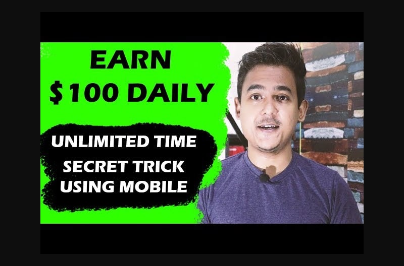 Earn $100 Daily Unlimited Trick Using Mobile