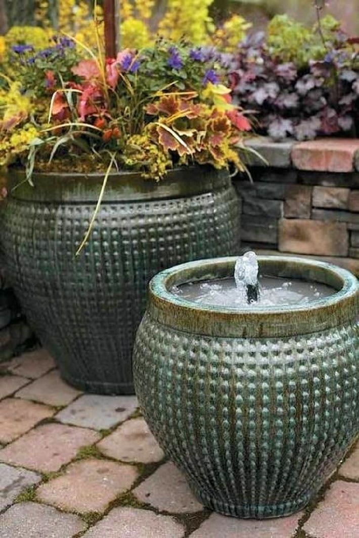 DIY - Fountain in a Pot - Quiet Corner