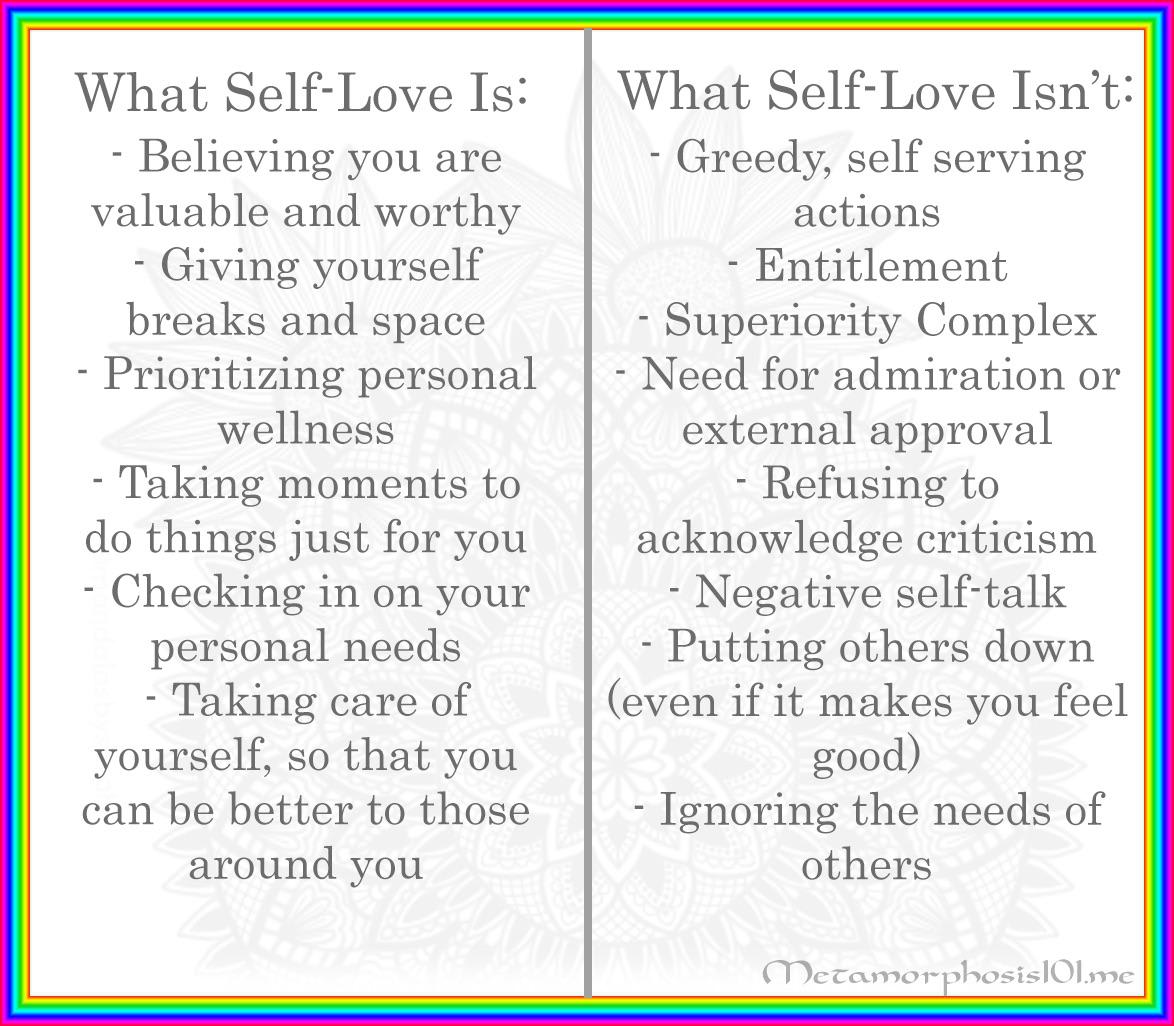 What Self-Love IS and ISN’T