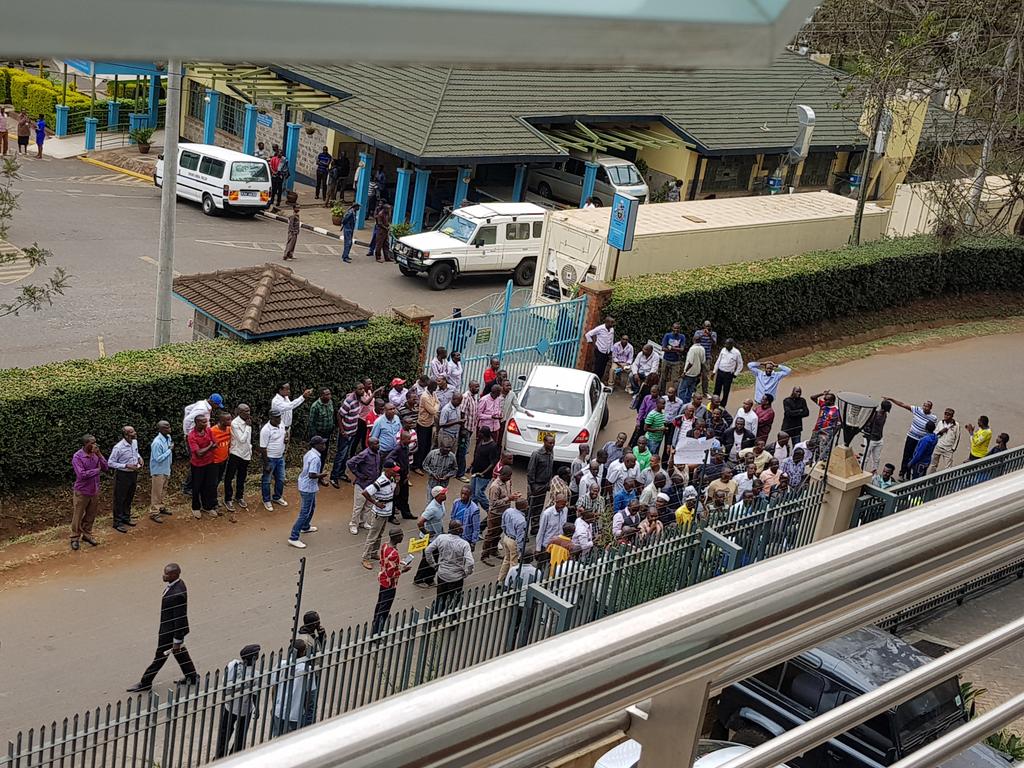OtD 11 Sep 2017 in Nairobi, Kenya, drivers for rideshare services Taxify, Little and Mondo-Ride joined Uber drivers on an indefinite strike demanding a cut in commission rates.