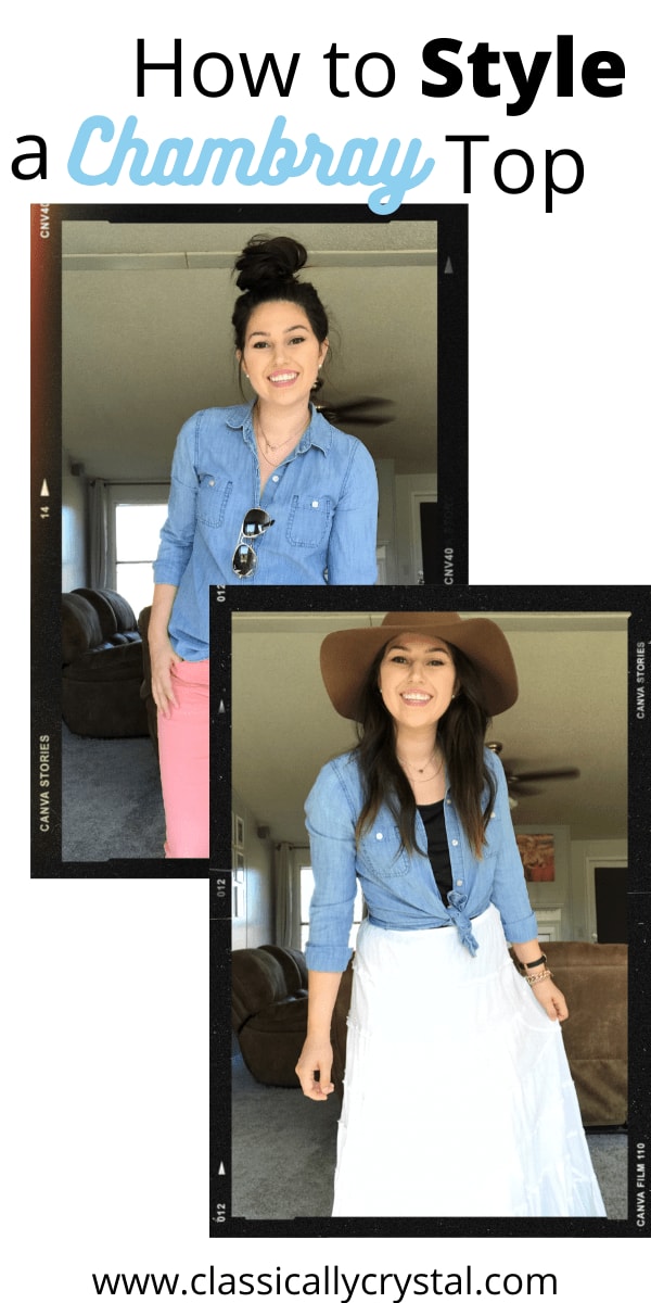 How to Style a Chambray Top