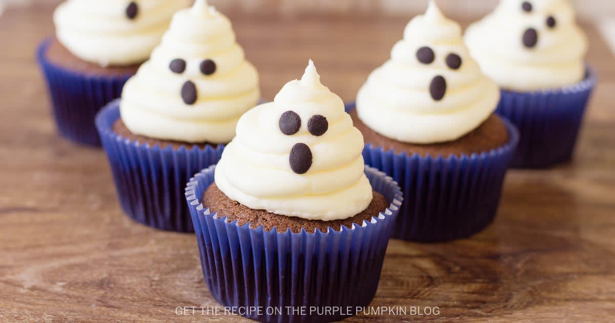 Haunted Halloween Ghost Cupcakes Recipe - A Spooktacular Sweet treat!
