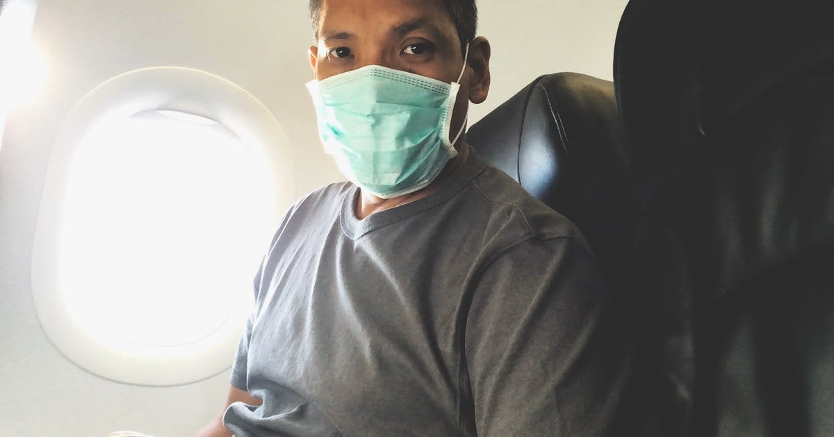 If you're concerned about germs on an airplane, there's good news