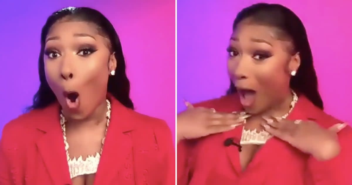We're Playing Megan Thee Stallion's Reaction to Her Grammy Nominations on Repeat