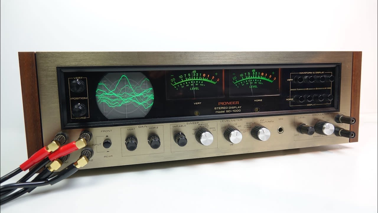 Vintage HiFi: Pioneer SD-1000 Stereo Display Scope